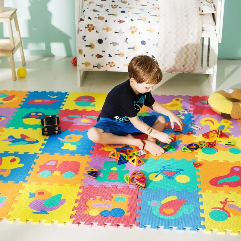 Number Puzzle Foam - Alfombra de Juego para Bebés, Tapete