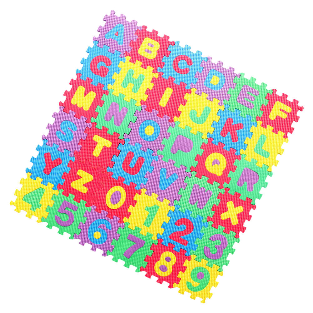 72 piezas, alfombra de juego c - Number Puzzle Foam reseña y precio